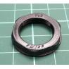 Nut, PG11, polyamide, 24mm, black, Thread: PG, with flange