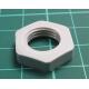 Nut, PG7, polyamide, 19mm, grey