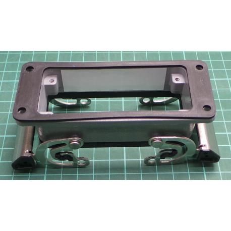 Enclosure for connectors: HDC, size 16B, for panel mounting