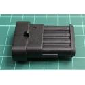 4 Pin Connector Shell, Female, AMP Superseal 1.5 Female Connector Housing, 6mm Pitch, TE 282106-1