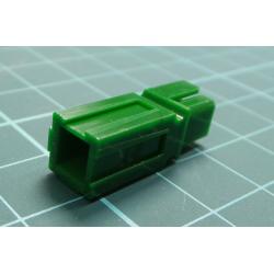 1345G5 - PLUG & SOCKET CONNECTOR, PLUG, 1POS, Green, Shell 006