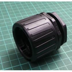 Montáž potrubí Rovný Černá jmenovitá velikost 34mm Nylon 66 Černý, COND006 IP66 M32 Flexicon,