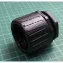 Montáž potrubí Rovný Černá jmenovitá velikost 34mm Nylon 66 Černý, COND006 IP66 M32 Flexicon,