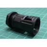 Flexicon Straight, Conduit Fitting, 13mm Nominal Size, M16, Nylon 66, Black IP66 rating