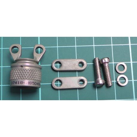 M85049/38-9W - Circular Connector Clamp, 9, 5.94 mm, Aluminium, AS85049/38 Series, BSHELL 004