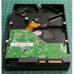 Complete Disk, PCB: 2060-701552-003 Rev A, WD1600AAJS, WD Caviar, WD1600AAJS-22WAA0, 160GB, 3.5", SATA