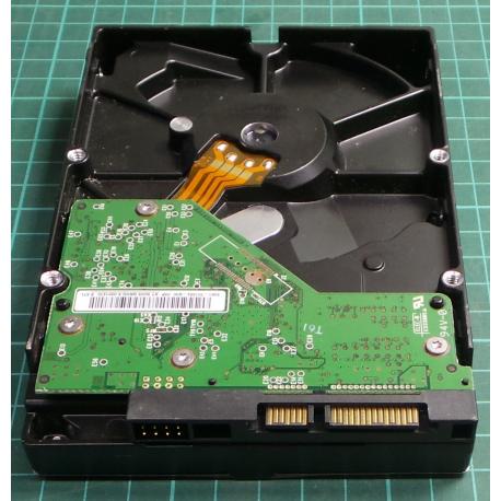 Complete Disk, PCB: 2060-701552-003 Rev A, WD1600AAJS, WD Caviar, WD1600AAJS-22WAA0, 160GB, 3.5", SATA