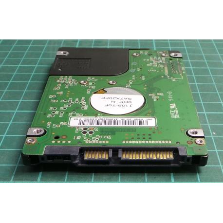 Complete Disk, PCB: 2060-701450-011 Rev A, WD1600BEVS, WD Scorpio, WD1600BEVS-22RST0, 160GB, 2.5", SATA
