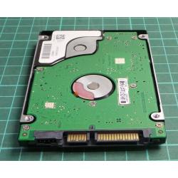 Complete Disk, PCB: 100430580 Rev C, Momentus 7200.2, ST980813AS, P/N : 9S5132-030, Firmware: 3.ADB, 80GB, 2.5", SATA