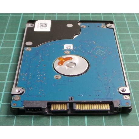 Complete Disk, PCB: 100729420 Rev B, Laptop Thin HDD, ST500LT012, P/N: 1DG142-070, Firmware: 0002LVM1, 500GB, 2.5", SATA