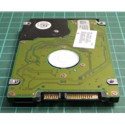 Complete Disk, CHIP: 0A54334-DA2066A-X14829-0A8L, HITACHI, HTS542512K9A300, 5K250-120, P/N: 0A56253, 120GB, 2.5", SATA