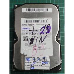 USED, Hard Disk, SAMSUNG, HD080HJ, P/N: 351011FP373036, Desktop, SATA, 80GB