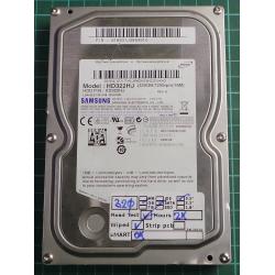USED, Hard Disk, SAMSUNG, HD322HJ, P/N: 618931JS864910, Desktop, SATA, 320GB