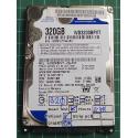 USED, Hard Disk, WD3200BPVT, WD Scorpio, WD3200BPVT-22JJ5T0, Laptop, SATA, 320GB