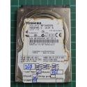 USED, Hard Disk, TOSHIBA, MK1665GSX, HDD2H85 E UL01 S, Laptop, SATA, 160GB