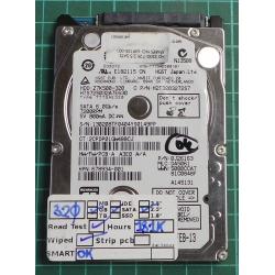 USED, Hard Disk, HGST, HTS725032A7E630, P/N: 0J26163, Laptop, SATA, 320GB