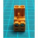 Pluggable Terminal Block, 5.08 mm, 2 Ways, 22 AWG, 12 AWG, Screw