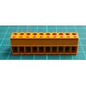 Pluggable Terminal Block, 5.08 mm, 10 Ways, 22AWG to 12AWG, Screw, 15 A