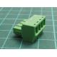 Connector: pluggable terminal block, plug, female, 8A, 160V, green