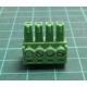 Connector: pluggable terminal block, plug, female, 8A, 160V, green