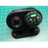 Retro Dashboard Compass and Thermometer
