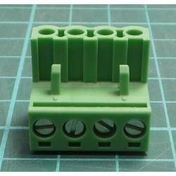Konektor PCB, řada: MC 1.5/10-ST-3.81, Kabelová montáž Zelená, počet cest: 10, Zašroubování, 160 V