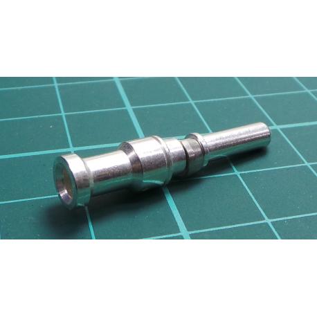 Heavy-duty connectors, Crimp contact, CM 3, Pin, Conductor cross-section, max.: 6, turned, Copper alloy