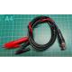 Measuring cord 2x BNC-alligator clip, 1 m 
