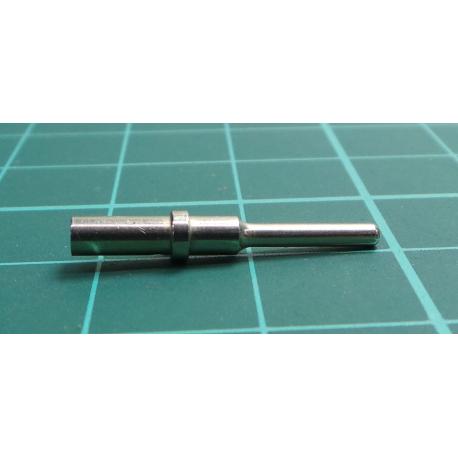 Circular Connector Contact, Machined, DT, Pin, Crimp, 16 AWG, 20 AWG, Deutsch's DT Series