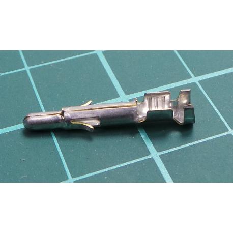 Contact, male, brass, tinned, 0.5÷2mm2, 20AWG÷14AWG, bulk, crimped