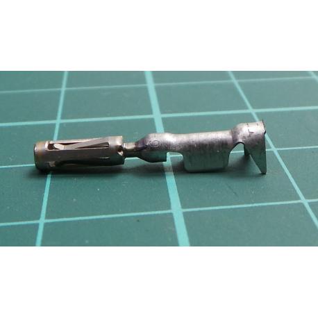 Contact, female, gold-plated, 0.5÷1.25mm2, crimped, for cable