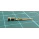 Crimp Pin, 26AWG-24AWG, 0.13-0.2mm2, ITT Cannon 030-2492-001/DL CRIMP 24-26 50AU(T)NOBUMP, for ZIF DL series