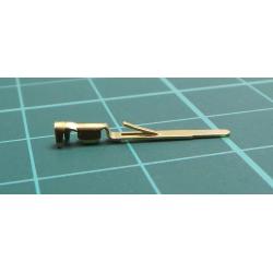 Kontakt pro kulaté konektory, řada: MS, Samec, pro použití s: Konektory ZIF, krimpovací, typ kontaktu: Signální