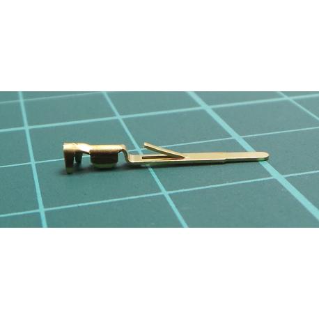 Kontakt pro kulaté konektory, řada: MS, Samec, pro použití s: Konektory ZIF, krimpovací, typ kontaktu: Signální