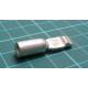 Contact, Powerpole®, Powerpole PP75, SB 50 Series, Pin, Crimp, 10 AWG, Silver Plated Contacts
