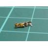 Contact, female, selectively gold plated, 30AWG÷24AWG, crimped