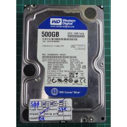USED, Hard Disk, WD5000AAKS, WD Caviar, WD5000AAKS-00E4A0, Desktop, SATA ,500GB
