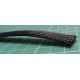 Sleeving, Self Extinguishing, Braided, Nylon (Polyamide), Black, 10 mm, 50 m, 164 ft