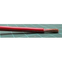 Zapojovací vodič plocha průřezu 6 mm², prameny vodičů: 84/0,3 mm, Červená, 1 kV 100m H07V2-K 10 AWG RS PRO, Wire242 and Wire 243