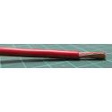 10AWG, 6mm2, Stranded, PVC, 105deg, Tri Rated, Red
