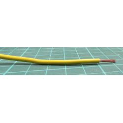 Zapojovací vodič plocha průřezu 1mm2, prameny vodičů: 32/0,2 mm, Žlutá, 1 kV DC, 600 V AC 100m 18 AWG RS PRO UL1015, Wire047