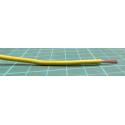17AWG, 1mm2, stranded, 32/0.2 mm, Yellow, Tri Rated