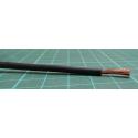 11AWG, 4mm2, Stranded, PVC, 105deg, Tri Rated, Black