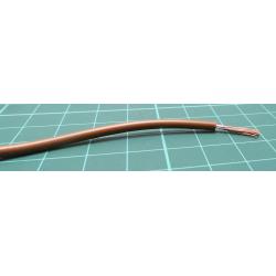 Kabel do panelů plocha průřezu 1mm2, typ kabelu: Podle tří norem, prameny vodičů: 32/0,2 mm, Hnědá, 1 kV DC, 600 V AC