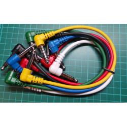 6 x 6.3mm Jack to 6.3mm Jack Patch Cables,