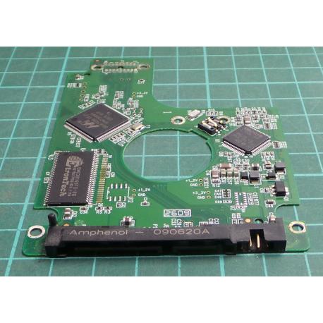 PCB: 2060-701499-005 Rev P1, WD3200BEVT, WD Scorpio, WD3200BEVT-60ZCT1, 320GB, 2.5", SATA