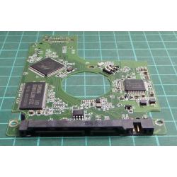 PCB: 2060-771672-004 Rev A, WD2500BEVT, WD Scorpio, WD2500BEVT-22A23T0, 250GB, 2.5", SATA