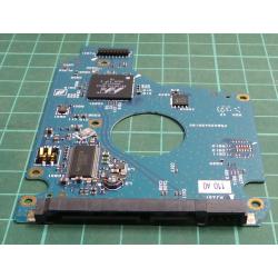 PCB: G002439-0A, TOSHIBA, MK1255GSX, HDD2H26 H ZK01 T, 120GB, 2.5", SATA