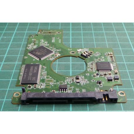 PCB: 2060-771672-004 Rev A, WD6400BEVT, WD Scorpio, WD6400BEVT-22A0RT0, 640GB, 2.5", SATA