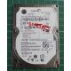 PCB: 100484444 Rev A, Momentus 5400.4, ST9160827AS, P/N: 9DG133-031, Firmware: 3.ADA, 160GB, 2.5", SATA
